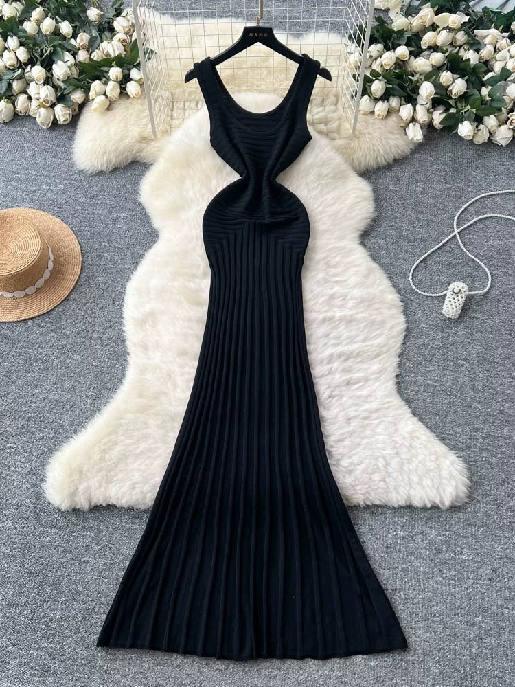 Come from old money knitted dress KD237 images